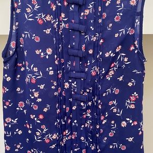 Lauren Conrad sleeveless blouse with bows